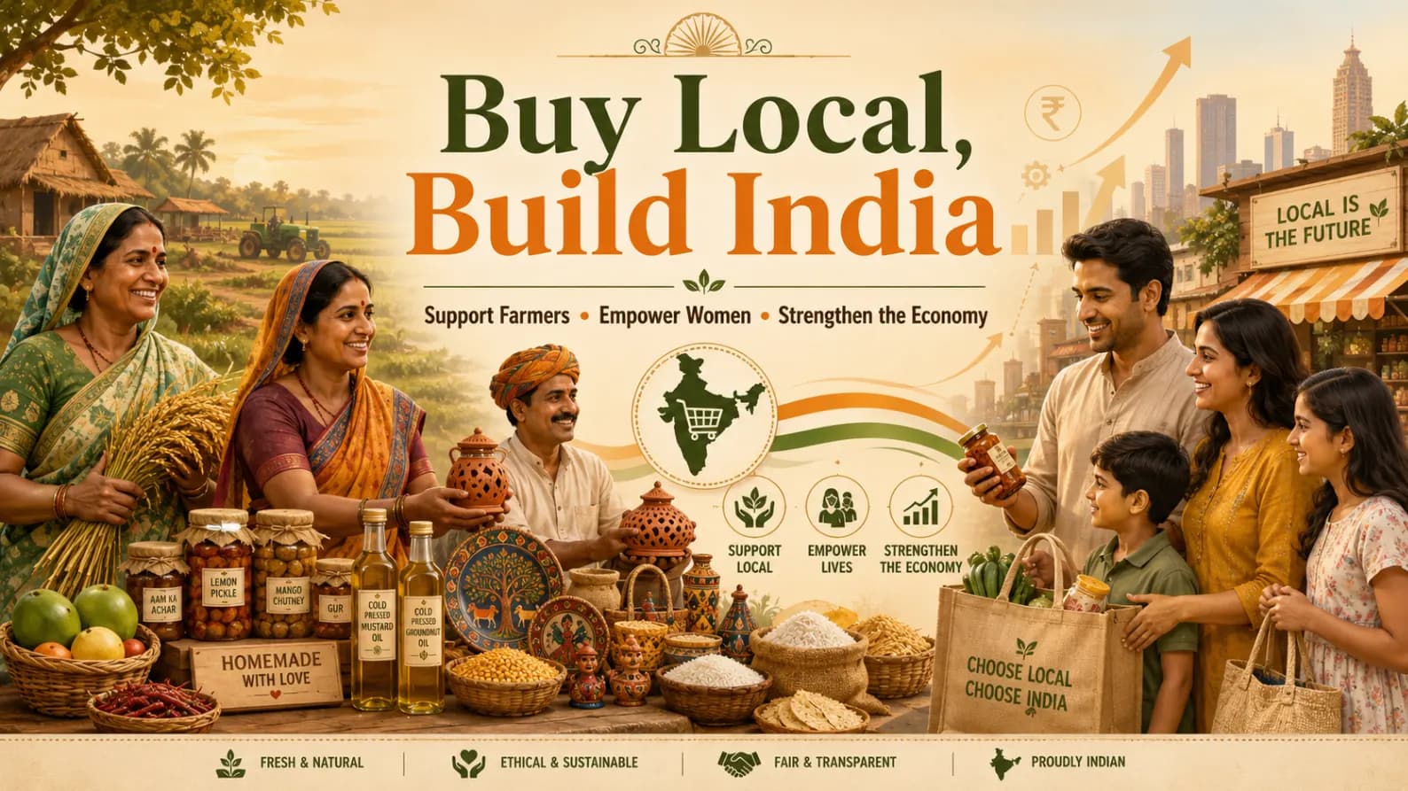 How Buying Local Products Helps India’s Economy