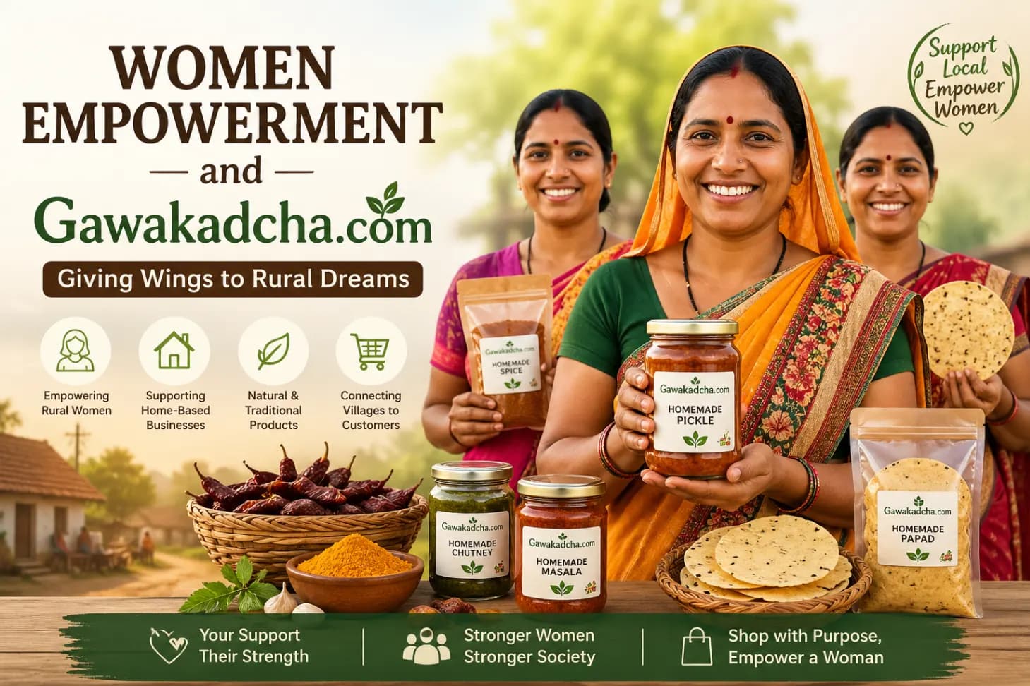 Women Empowerment and Gawakadcha.com – Giving Wings to Rural Dreams