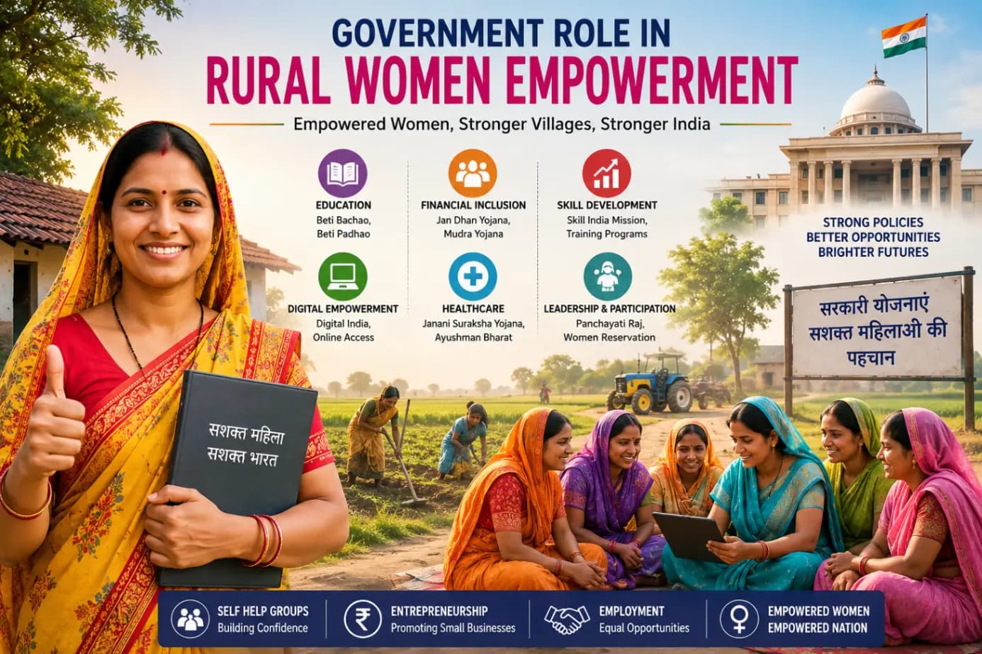 Government Role in Rural Women Empowerment in India