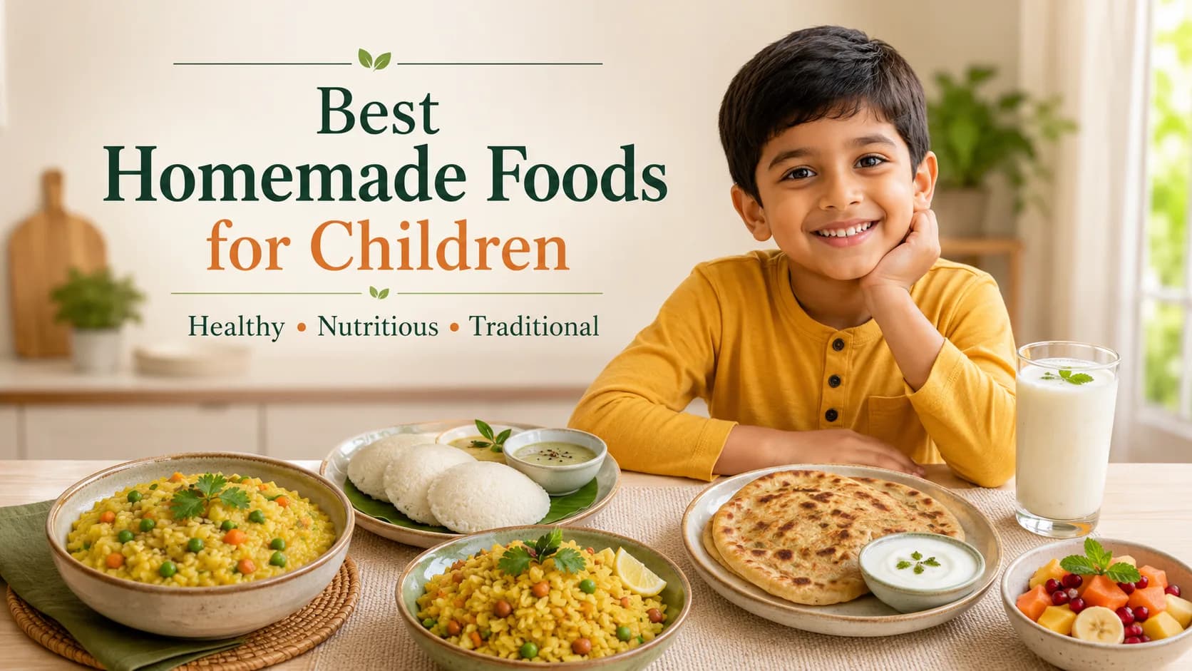 Best Homemade Foods for Children: Healthy and Nutritious Indian Food Ideas