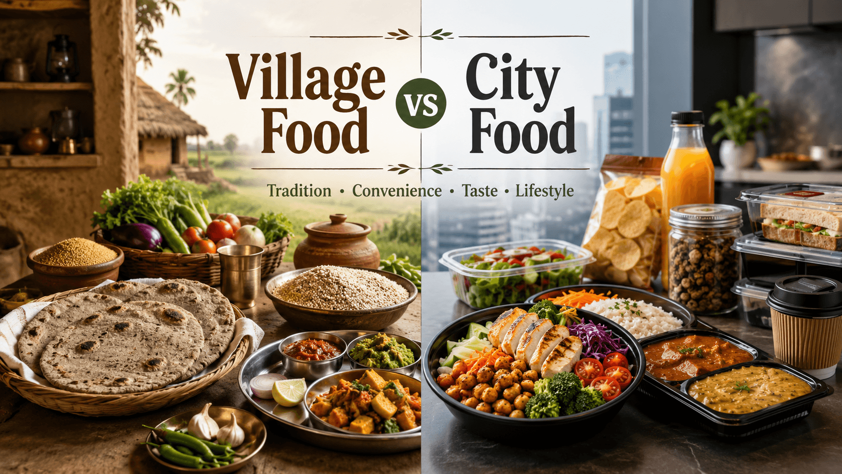 Village Food vs City Food: 12 Key Differences Explained