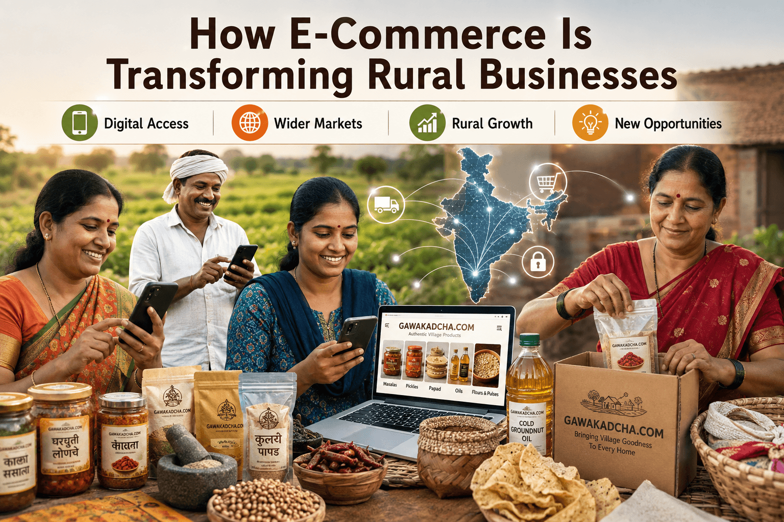 How E-Commerce Is Transforming Rural Businesses in India