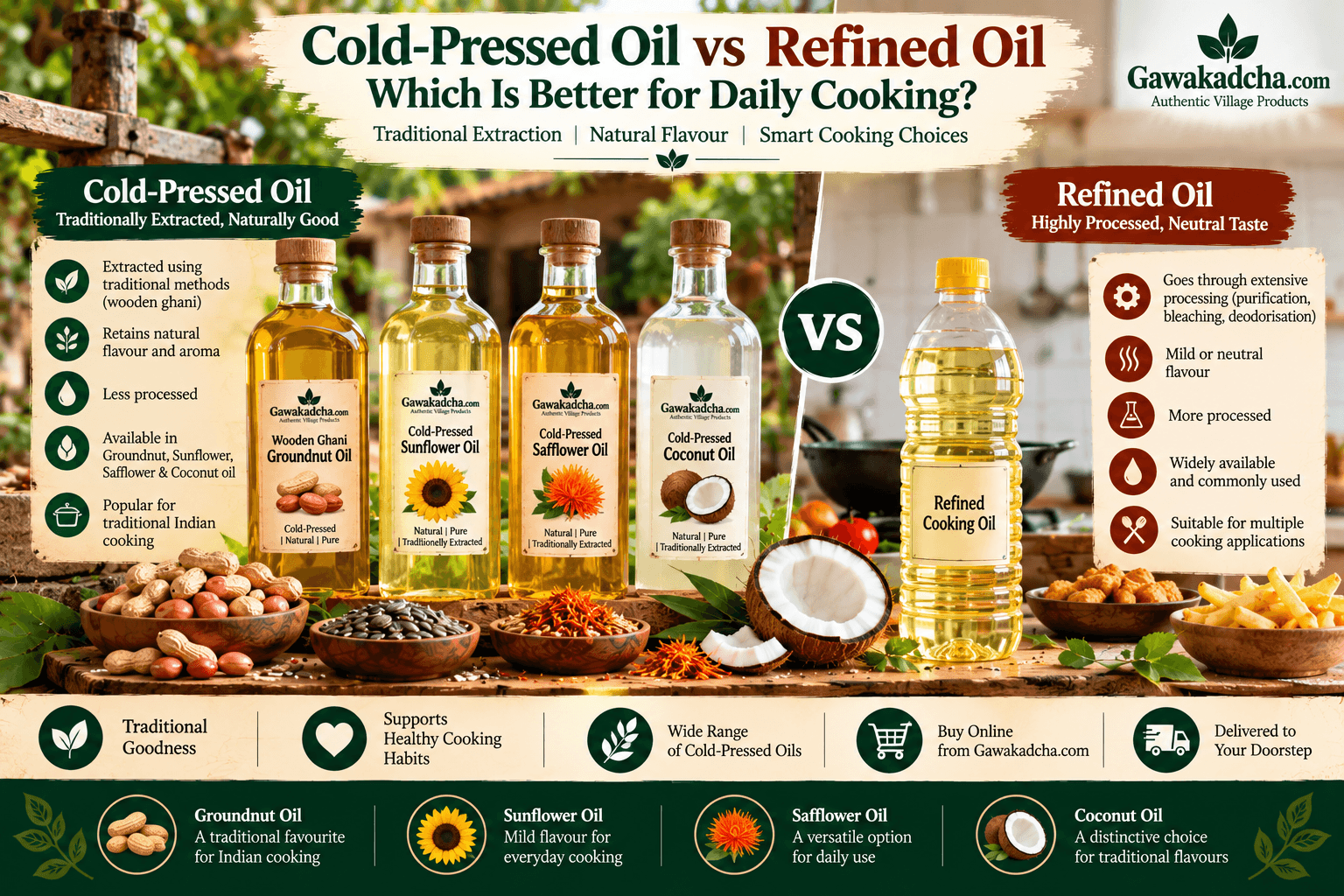 Cold-Pressed Oil vs Refined Oil: Which Is Better?